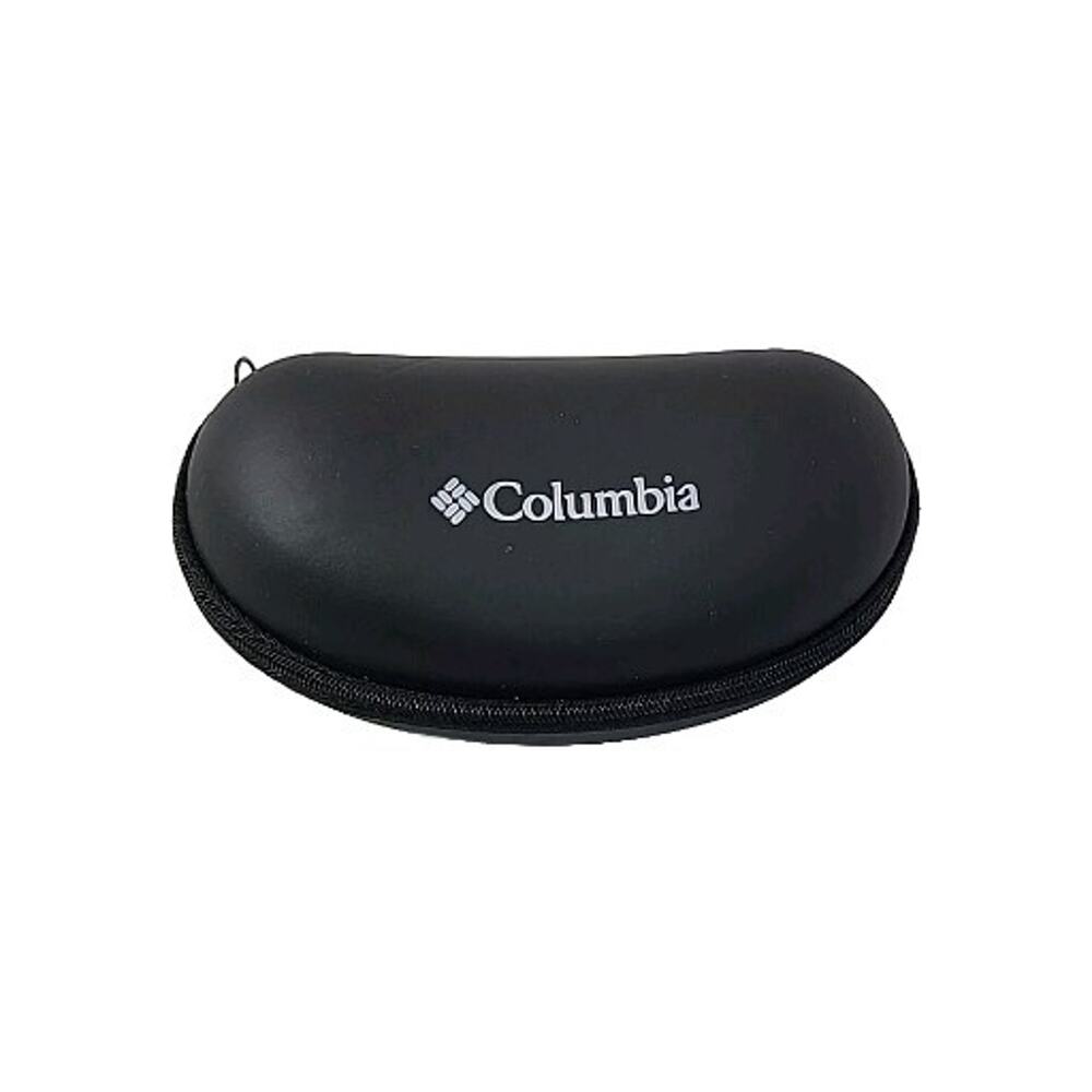 COLUMBIA BLACK ZIPPERED SUNGLASSES GLASSES CASE HARD SHELL